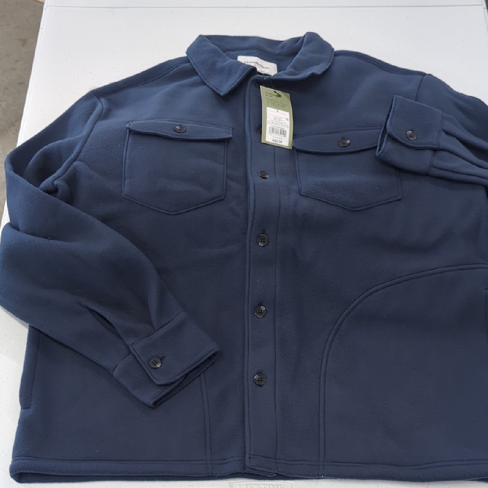 Goodfellow & Co Men's Deep Blue Shirt Jacket